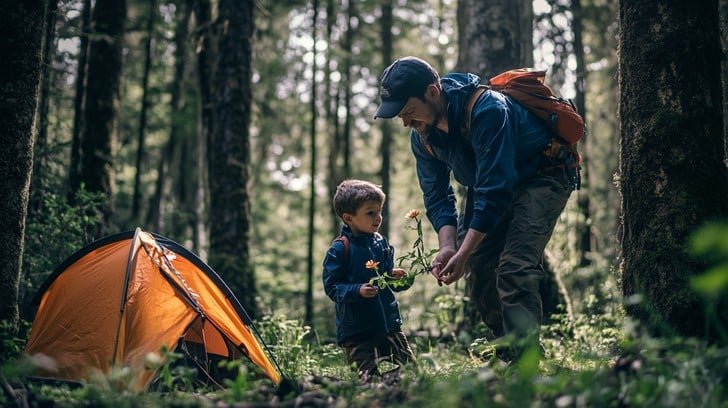 father-son-camping-trip-stockcake