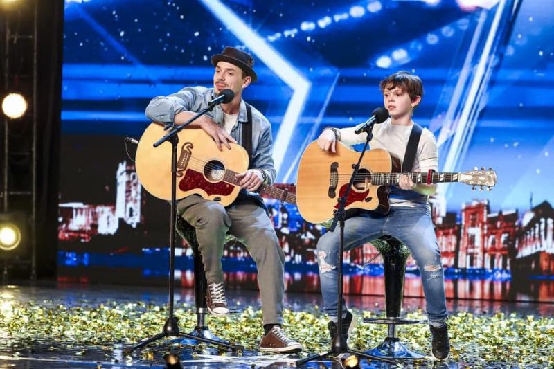 🔥A 12-Year-Old Sang an Original Song With His Dad — Then Simon Cowell Reached for the Golden Buzzer