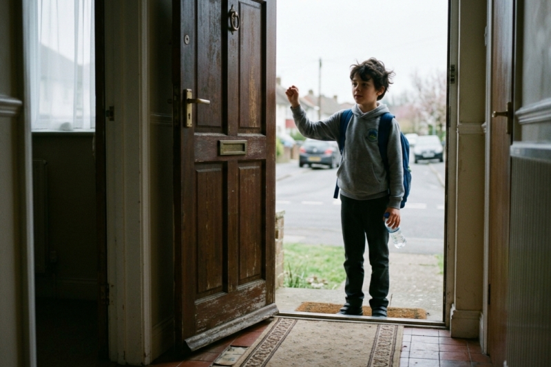 My Neighbor’s 10-Year-Old Asked to Use My Bathroom Every Morning—On the 10th Day, I Discovered He Was Secretly Raising His Little Sister Alone