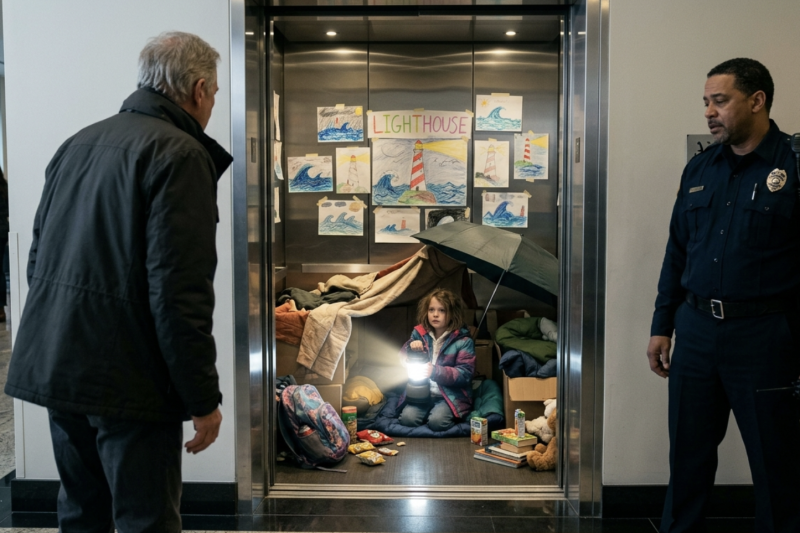 My 8-Year-Old Granddaughter Was Trapped in an Elevator for Two Hours—Then She Gave Me One Word: “Lighthouse”